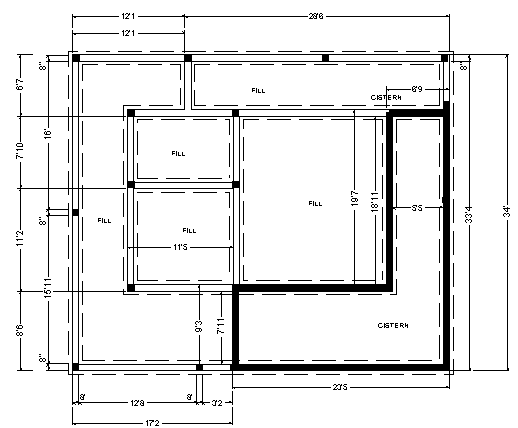 [Foundation Plan for the Guest Villa]