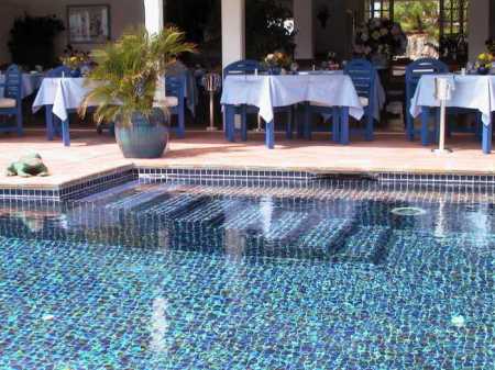  Tiled pool at Le Toiny