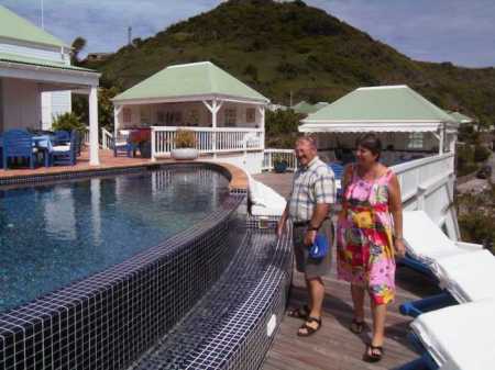  Nice decks and shade pavillions.