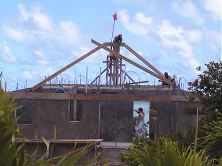 Framing the final roof