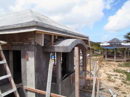  Finished roof and eyebrow porch