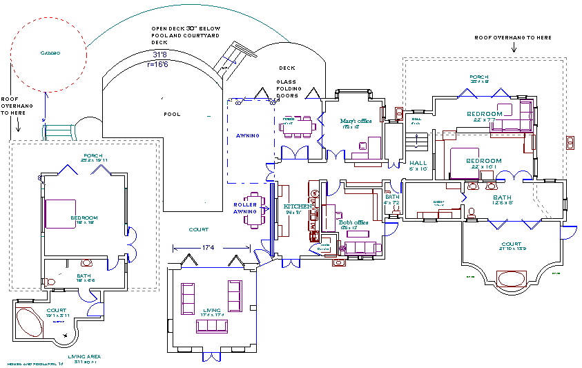 [Main house floor plan]