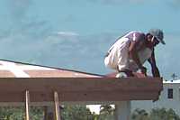 [Rod working on the verandah.]