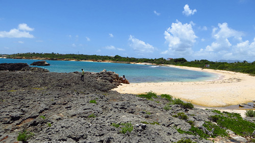 [Click to enlarge beach at Cap Juluca]