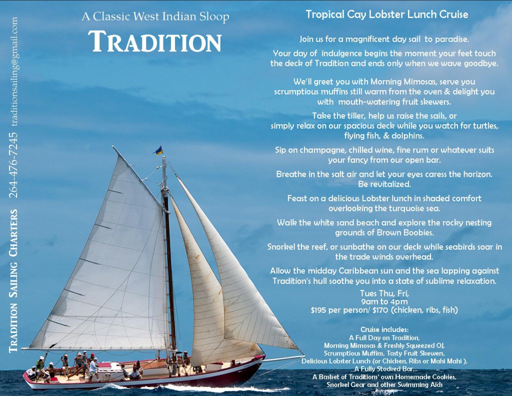 Tradition's Tropical Lobster Lunch Cruise, click for full-size