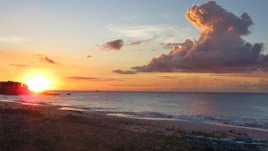 a meads bay sunset in anguilla