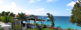 the restaurant at malliouhana overlooking meads bay