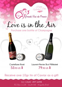 grands vins de france valentine day