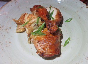 organic chicken at malliouhana