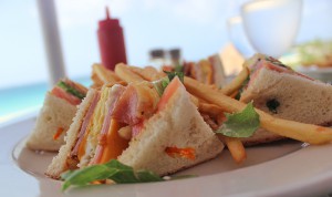 club sandwhich at ocean echo