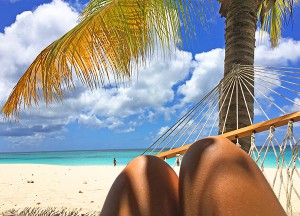 tropical sunset hammocks