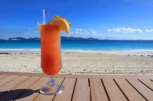 rum punch on rendezvous bay