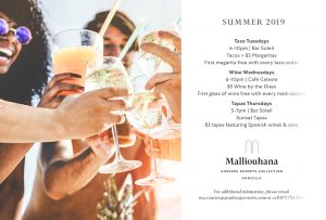 summer specials at malliouhana restaurants